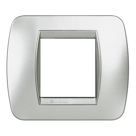 Placca 2 posti Tech Bticino Living L4802TE Placca 2 posti Tech Bticino Living L4802TE