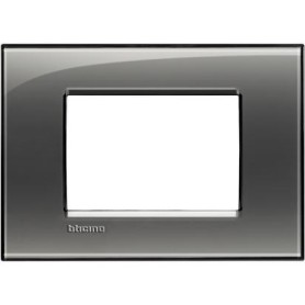 Placca 3 posti Fumo Di Londra Bticino Living LNA4803KF