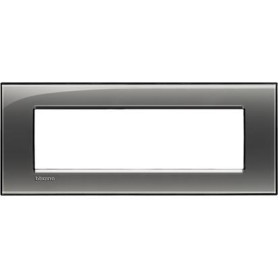 Placca 7 posti Fumo Di Londra Bticino Living LNA4807KF
