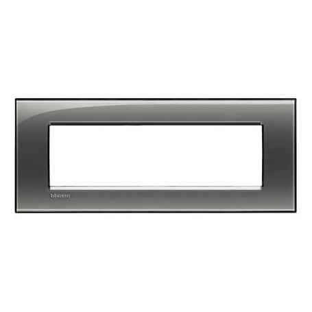 Placca 7 posti Fumo Di Londra Bticino Living LNA4807KF