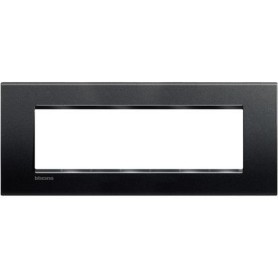 Placca 7 posti Antracite Bticino Living LNA4807AR