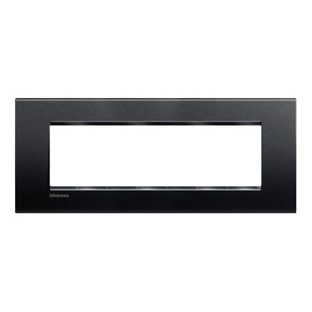 Placca 7 posti Antracite Bticino Living LNA4807AR
