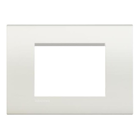 Placca 3 posti Bianco Bticino Living LNA4803BI