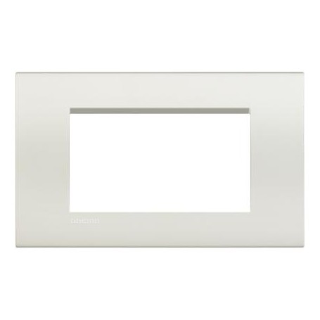 Placca 4 posti Bianco Bticino Living LNA4804BI