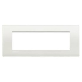 Placca 7 posti Bianco Bticino Living LNA4807BI