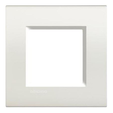 Placca 2 posti Bianco Bticino Living LNA4802BI