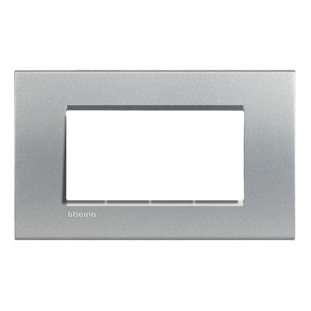 Placca 4 posti Tech Bticino Living LNA4804TE Placca 4 posti Tech Bticino Living LNA4804TE