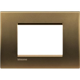 Placca Placchetta Living International 2 moduli Chrome L4802CT