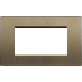 Placca 4 posti Square Bticino Living LNA4804SQ