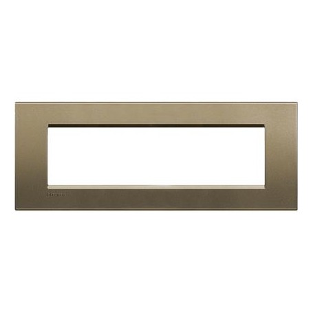 Placca 7 posti Square Bticino Living LNA4807SQ