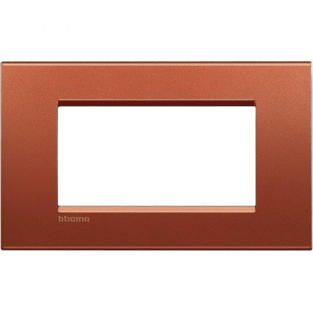 Placca 4 posti Brick Bticino Living LNA4804RK