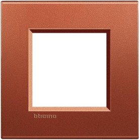 Placca 2 posti Brick Bticino Living LNA4802RK