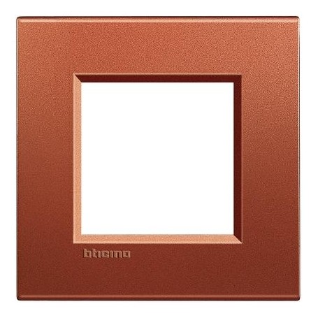 Placca 2 posti Brick Bticino Living LNA4802RK