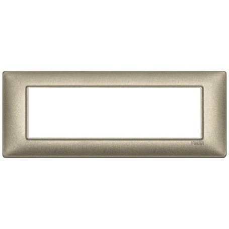 Placca 7M bronzo metallizzato Vimar Plana 14657.70 Placca 7M bronzo metallizzato Vimar Plana 14657.70