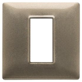 Placca 1M bronzo metallizzato Vimar Plana 14641.70