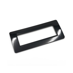 Placca Nera 7 posti Compatibile con Bticino Matix