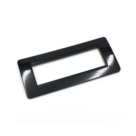 Placca Nera 7 posti Compatibile con Bticino Matix Placca Nera 7 posti Compatibile con Bticino Matix