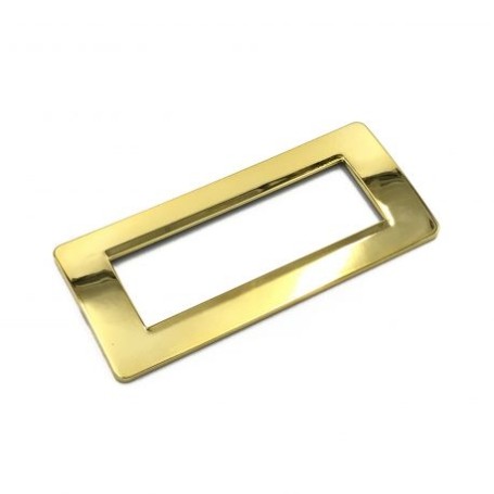 Placca 6 posti Oro lucido Compatibile con Bticino matix tipo am4806or Placca 6 posti Oro lucido Compatibile con Bticino matix tipo am4806or
