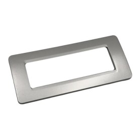 Placca 6 posti  Silver Compatibile con Bticino matix come am4804msl