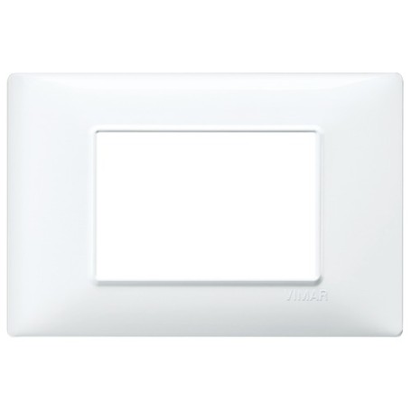 Placca 3M bianco Vimar Plana 14653.01 Placca 3M bianco Vimar Plana 14653.01