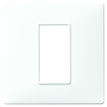 Placca 1M bianco Vimar Plana 14641.01 Placca 1M bianco Vimar Plana 14641.01