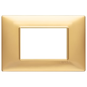 Placca 3M oro opaco Vimar Plana 14653.25