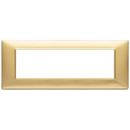 Placca 7M oro opaco Vimar Plana 14657.25