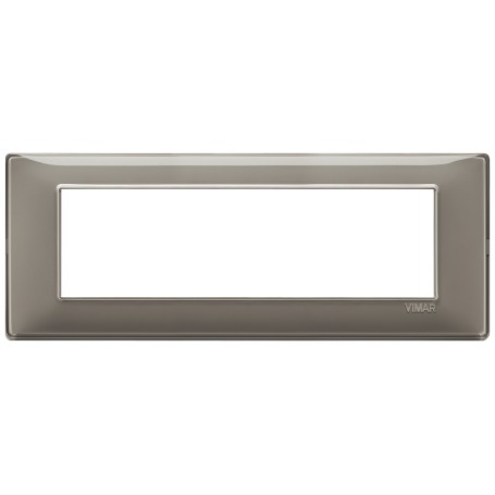 Placca 7M Reflex cenere Vimar Plana 14657.40 Placca 7M Reflex cenere Vimar Plana 14657.40