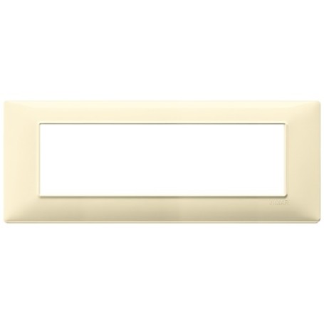 Placca 7M crema Vimar Plana 14657.04 Placca 7M crema Vimar Plana 14657.04