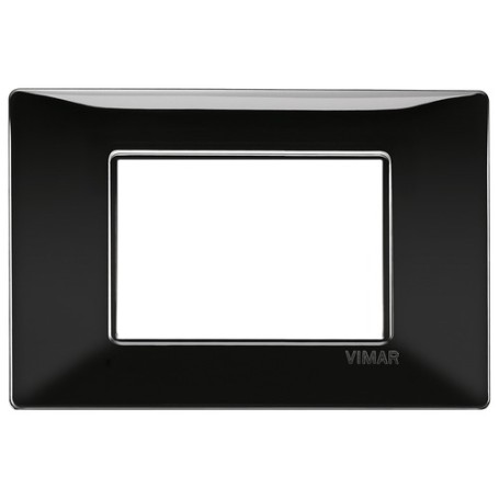 Placca 3M nero Vimar Plana 14653.05 Placca 3M nero Vimar Plana 14653.05