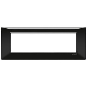 Placca 7M nero Vimar Plana 14657.05