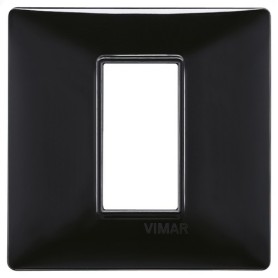 Placca 1M nero Vimar Plana 14641.05