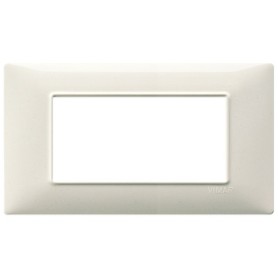 Placca 4M bianco granito Vimar Plana 14654.06