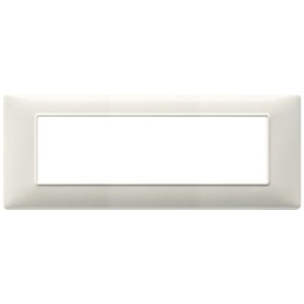 Placca 7M bianco granito Vimar Plana 14657.06