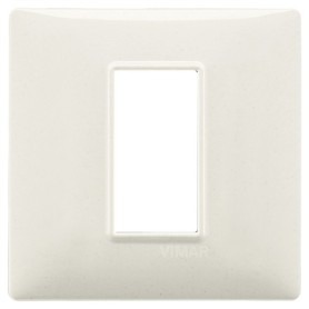 Placca 1M bianco granito Vimar Plana 14641.06