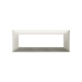 Placca 7M nichelopaco Vimar Plana 14657.21