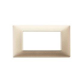 Placca 4M champagne opaco Vimar Plana 14654.22
