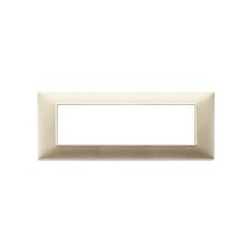 Placca 7M champagne opaco Vimar Plana 14657.21