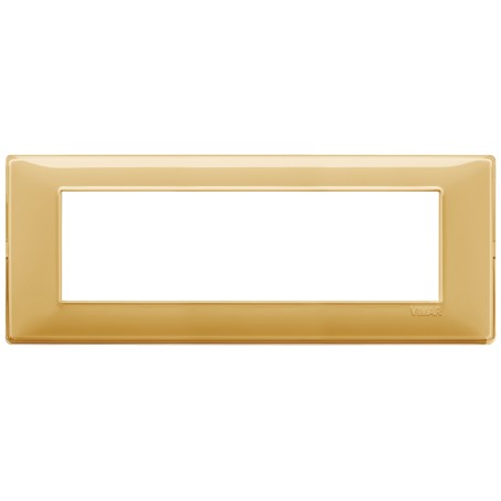 Placca 7M Reflex ambra Vimar Plana 14657.43 Placca 7M Reflex ambra Vimar Plana 14657.43