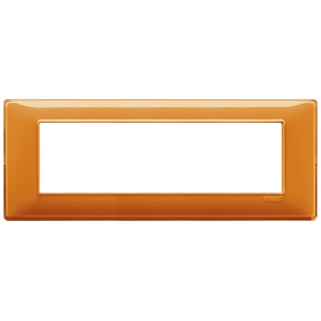 Placca 7M Reflex arancio Vimar Plana 14657.48 Placca 7M Reflex arancio Vimar Plana 14657.48