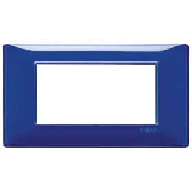 Placca 4M Reflex zaffiro Vimar Plana 14654.50