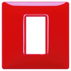 Placca 1M Reflex rubino scatola rotonda Vimar Plana 14641.51