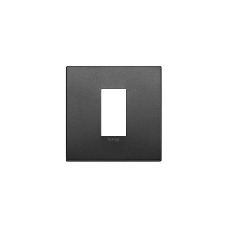 Placca classic 1M grafite matt scatola rotonda Vimar Arkè 19641.01