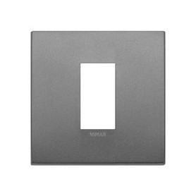 Placca Classic 1M ardesia matt scatola rotonda Vimar Arkè 19641.02