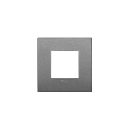 Placca Classic 2M ardesia matt scatola rotonda Vimar Arkè 19642.02 Placca Classic 2M ardesia matt scatola rotonda Vimar Arkè 19642.02