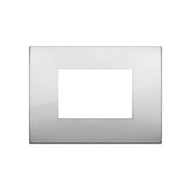 Placca Classic 3M argento Vimar Arkè 19653.03
