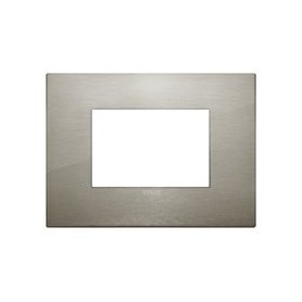 Placca Classic 3M acciaio spazzolato Vimar Arkè 19653.08