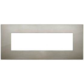 Placca Classic 7M acciaio spazzolato Vimar Arkè 19657.08