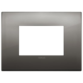 Placca Classic 3M cromo nero Vimar Arkè 19653.09