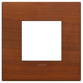 Placca Classic 2M ciliegio scatola rotonda Vimar Arkè 19642.42
